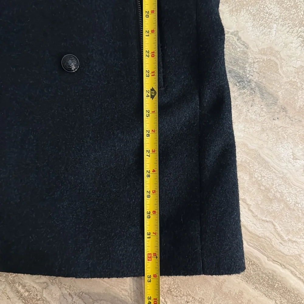 John Varvatos Luxe Wool Blend Pea Coat